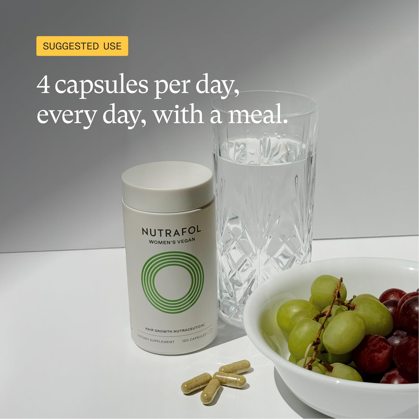 Nutrafol Mujeres, ingredientes veganos clave para el cabello.