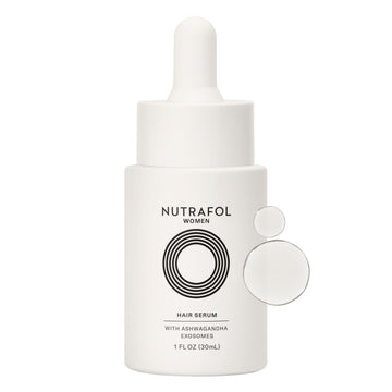 Nutrafol Suero Capilar para Mujer, bote, cabello más grueso y resistente con uso regular.