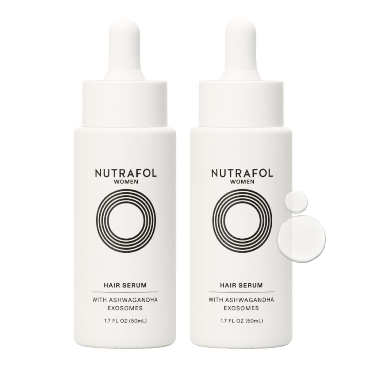 Nutrafol Sérum Capilar para Mujeres, botella frontal, mejora el grosor del cabello