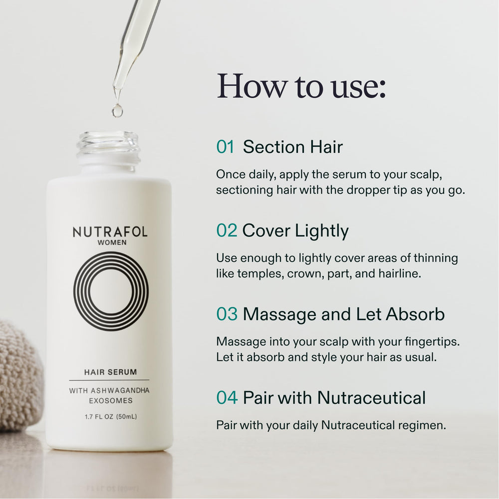 Activos veganos en Nutrafol para cabello más nutrido