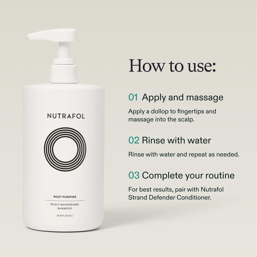 Nutrafol Shampoo aplicación-ducha: rutina diaria simple y rápida