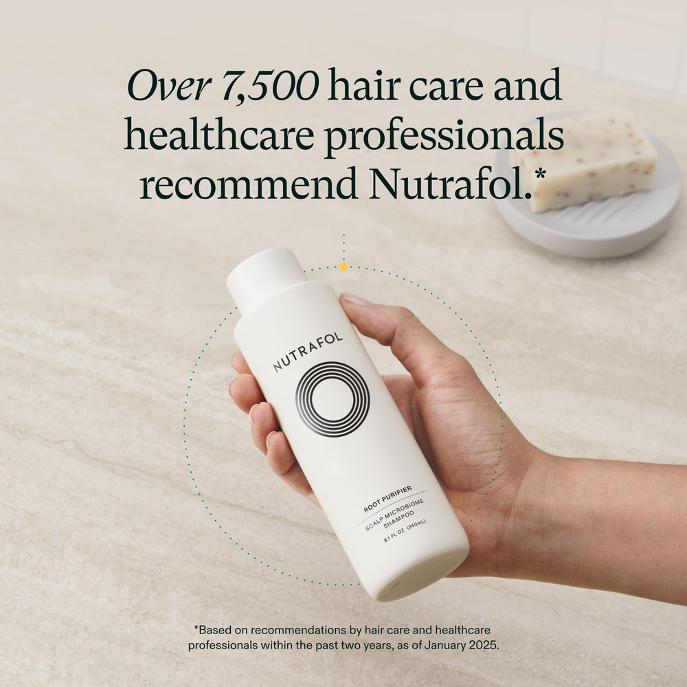 Nutrafol Shampoo: cabello hidratado y suave tras el lavado diario