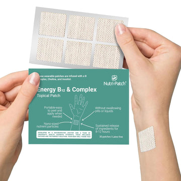 Parche NUTRI-PATCH energizante con B12 para una energía sostenida durante el día