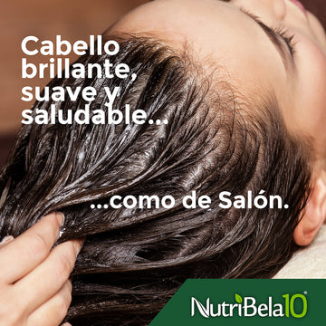 Nutribela10 vitamina E apoya un cuero cabelludo saludable