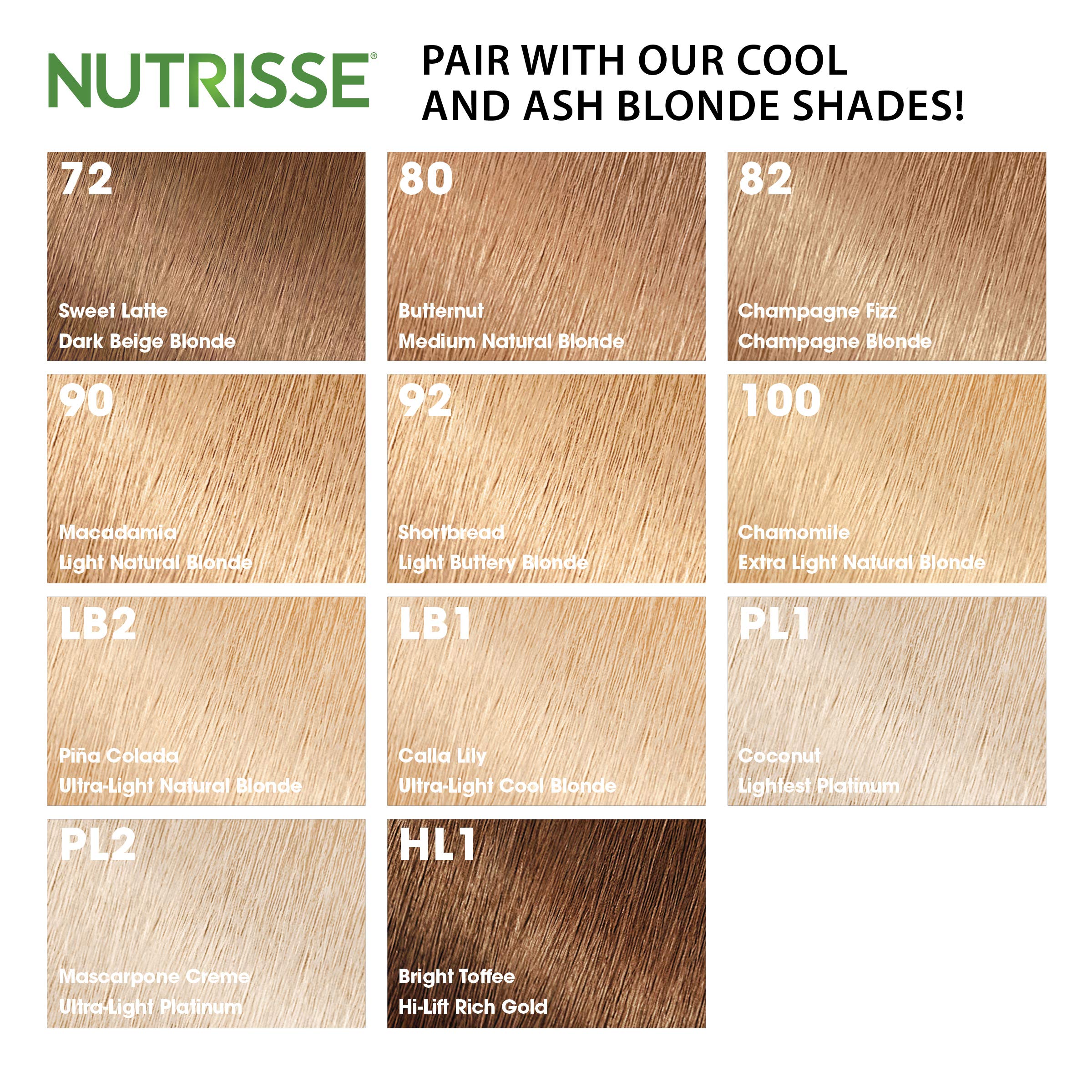Garnier Nutrisse tono Rubio Frío realza reflejos fríos