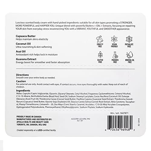 Nutrius crema corporal sin grasa para uso diario.
