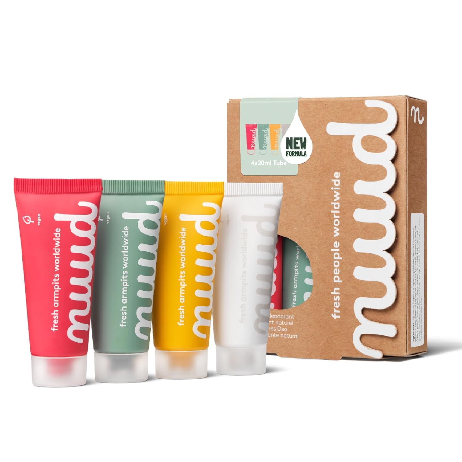 Nuud Conjunto familiar: empaque compacto para llevar y usar diariamente.