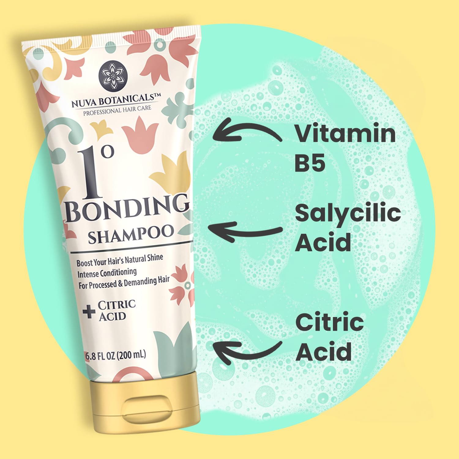Dúo de Nuva Botanicals Bond Repair: champú y acondicionador para cabello seco y frágil.