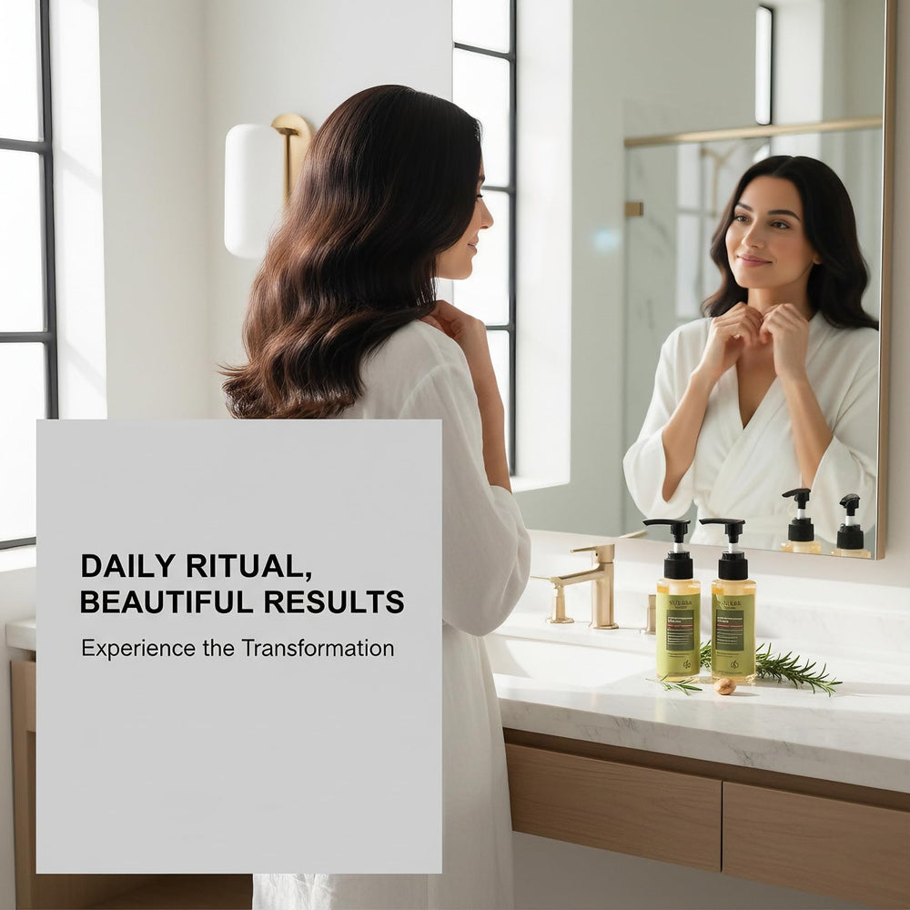 Duo pratique Nuvara Root Revival, soin capillaire complet.