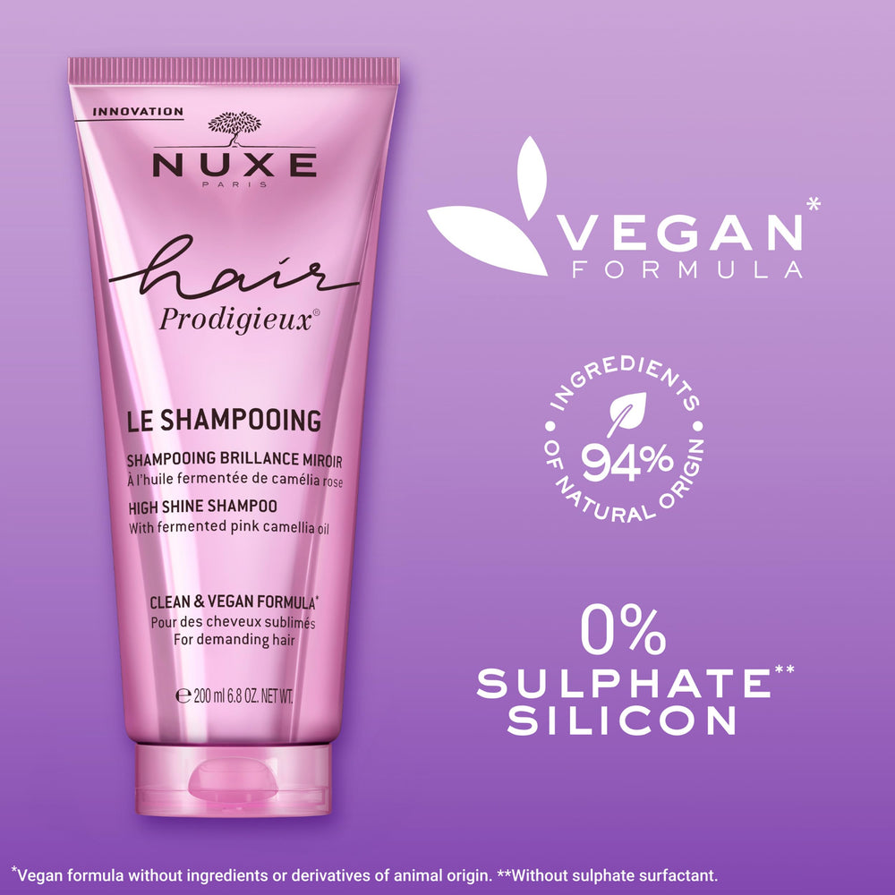 Nuxe Shampoing Prodigieux: huile de Camellia Japonica hydratante