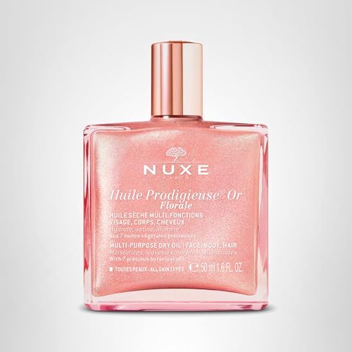 Nuxe Huile Prodigieuse Floral, envase en Francia que refleja lujo y calidad.