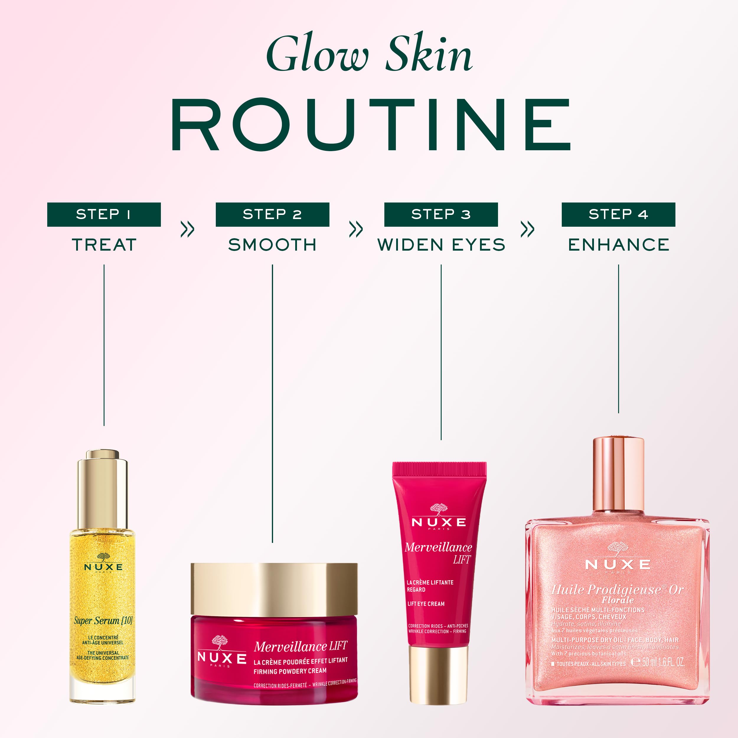 Nuxe Huile Prodigieuse Floral, ingredientes de origen natural para cuidado diario.