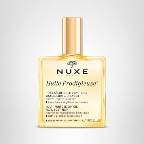 Nuxe Huile Prodigieuse, uso diario, combina 7 aceites para cuidado global.