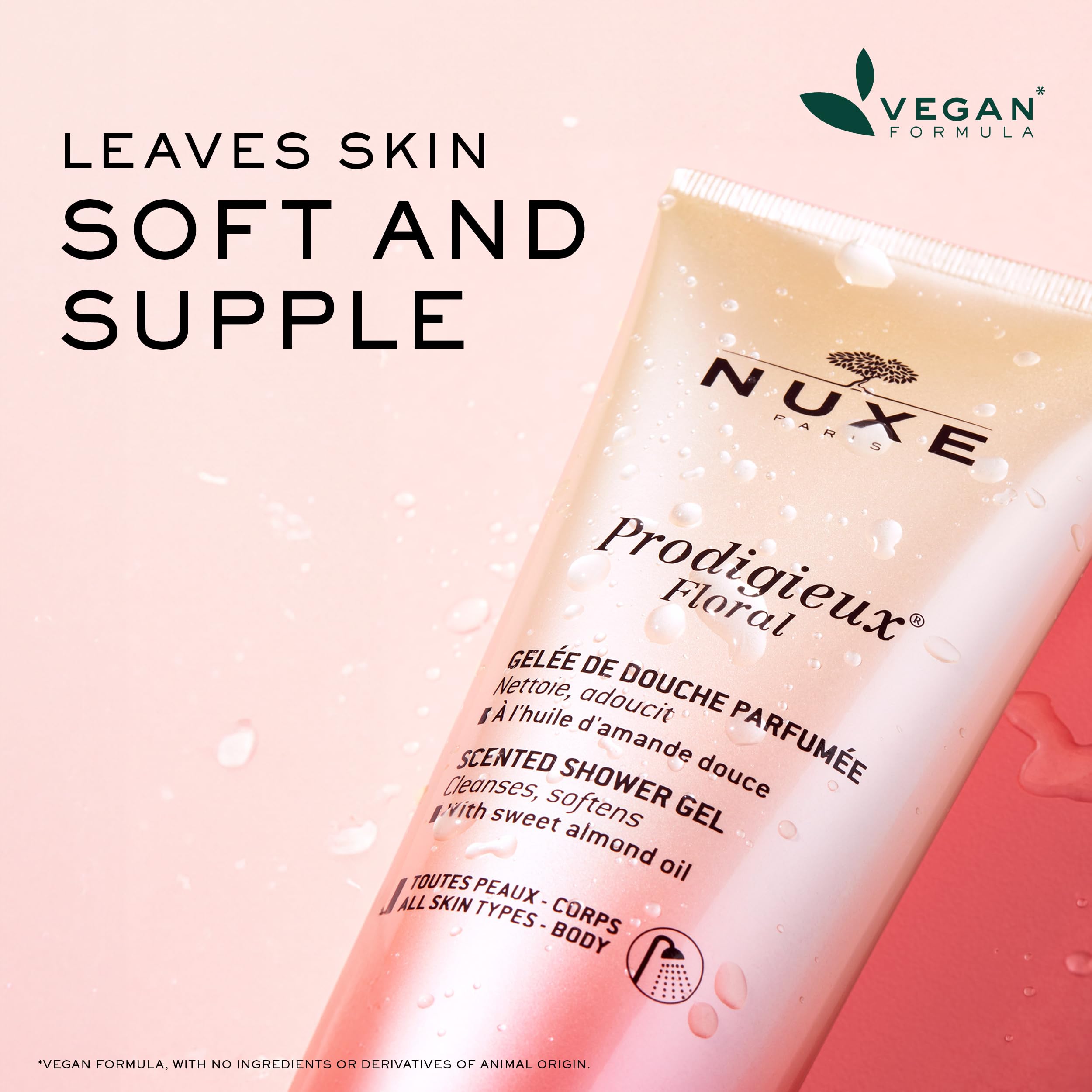 Notas florales pomelo magnolia almizcle iluminan la piel durante el baño diario