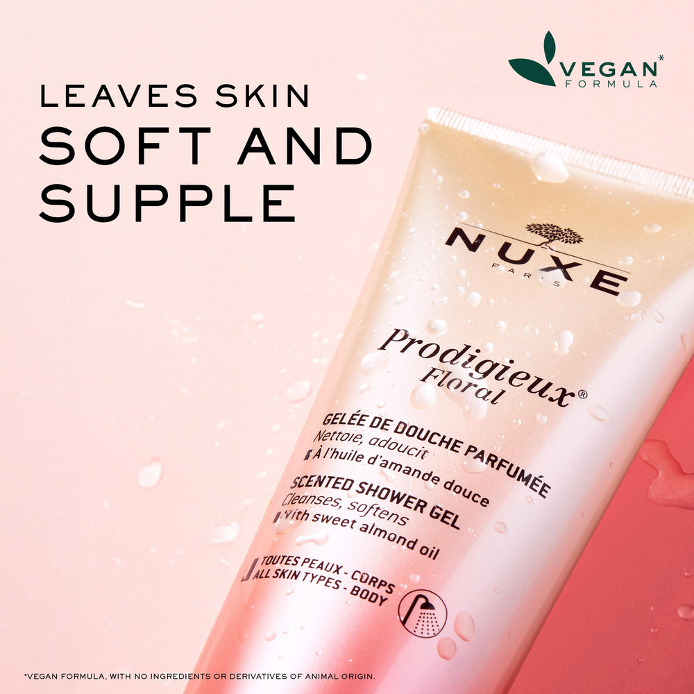 Notas florales pomelo magnolia almizcle iluminan la piel durante el baño diario
