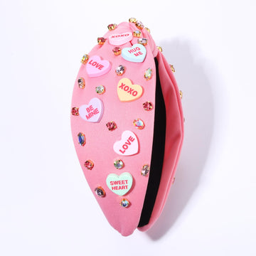 Diadema NVENF Valentine para uso diario, cómodo y glamoroso.