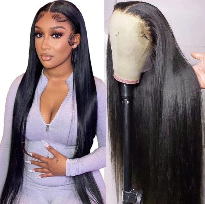 NVL lace front wig in natural color with 22-inch length for versatile styling
