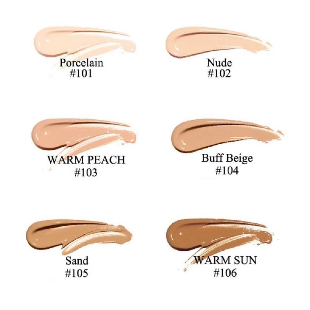PHOERA Base 104 Buff Beige, textura ligera para maquillaje cómodo