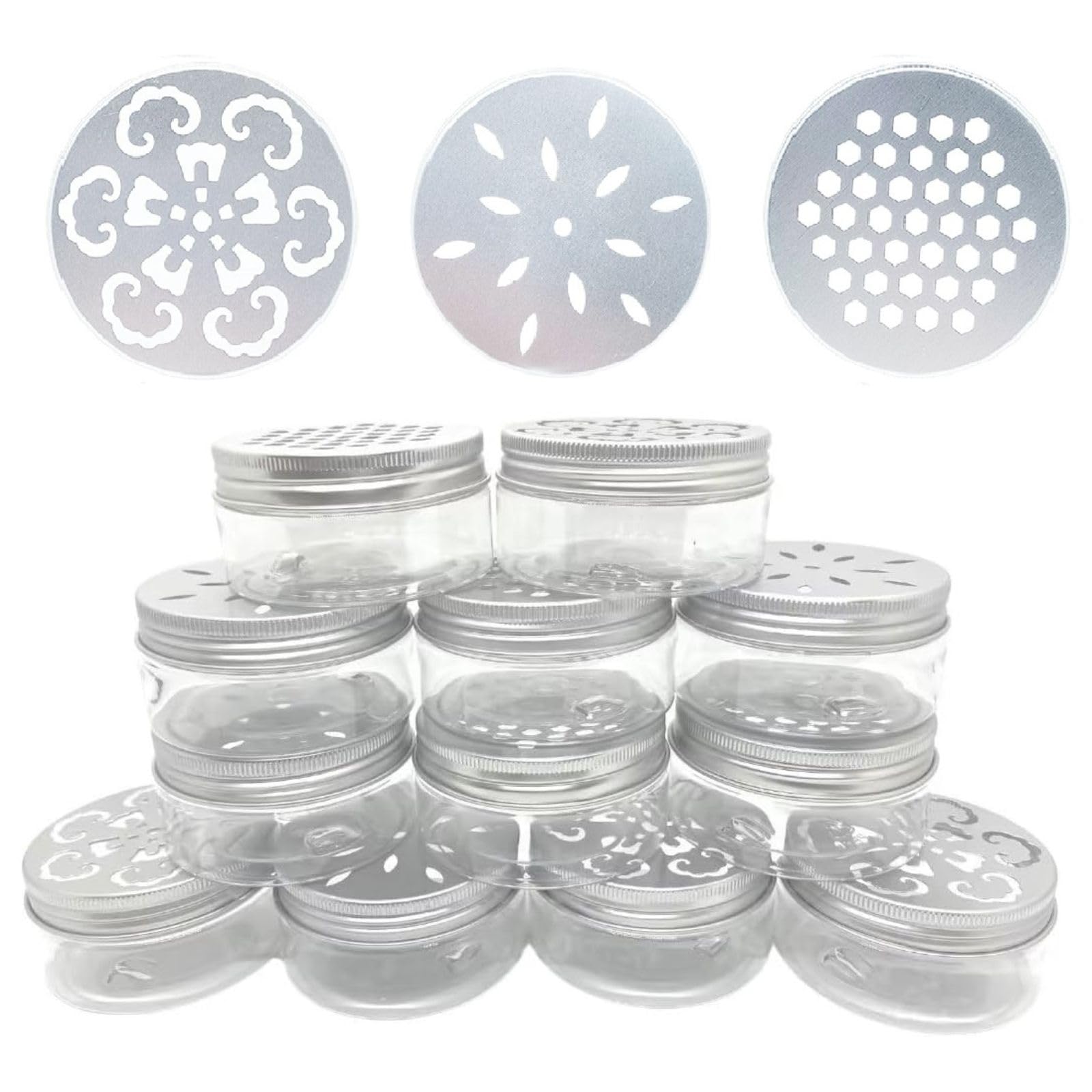 Nwsrayu: botes de 80 ml con tapa hueca para difusión de aromas.