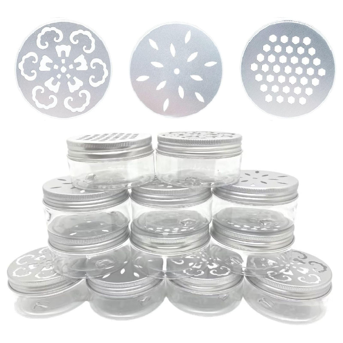 Nwsrayu: botes de 80 ml con tapa hueca para difusión de aromas.