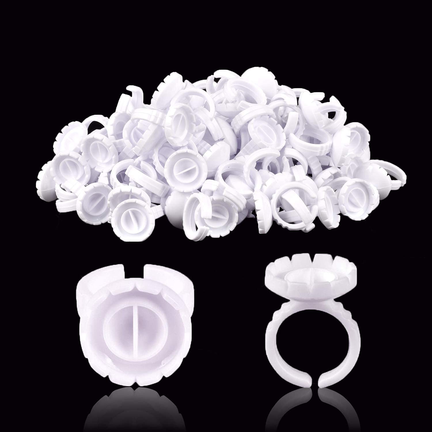 NXJ INFILILA: anillos adhesivos para pestañas, diseño cómodo para extensiones precisas