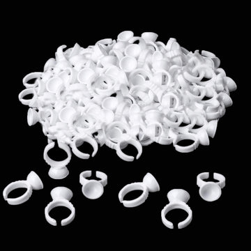 NXJ INFILILA: anillos de pegamento desechables para extensiones de pestañas, cómodo uso diario