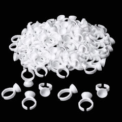 NXJ INFILILA: anillos de pegamento desechables para extensiones de pestañas, cómodo uso diario