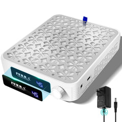 NXJ INFILILA colector polvo uñas 4500RPM captura polvo de uñas de forma eficiente para manicuras.