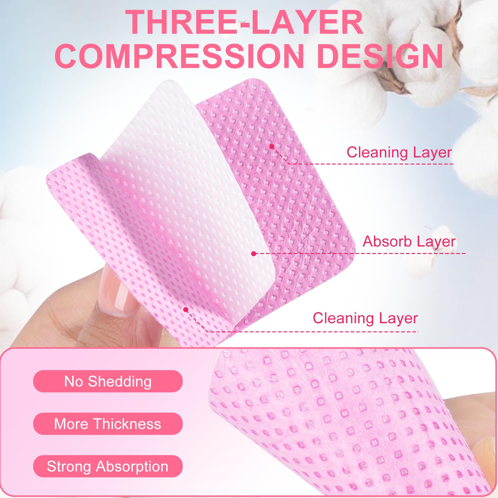 NXJ INFILILA: diseño triple capa con alta absorción para menos producto usado.