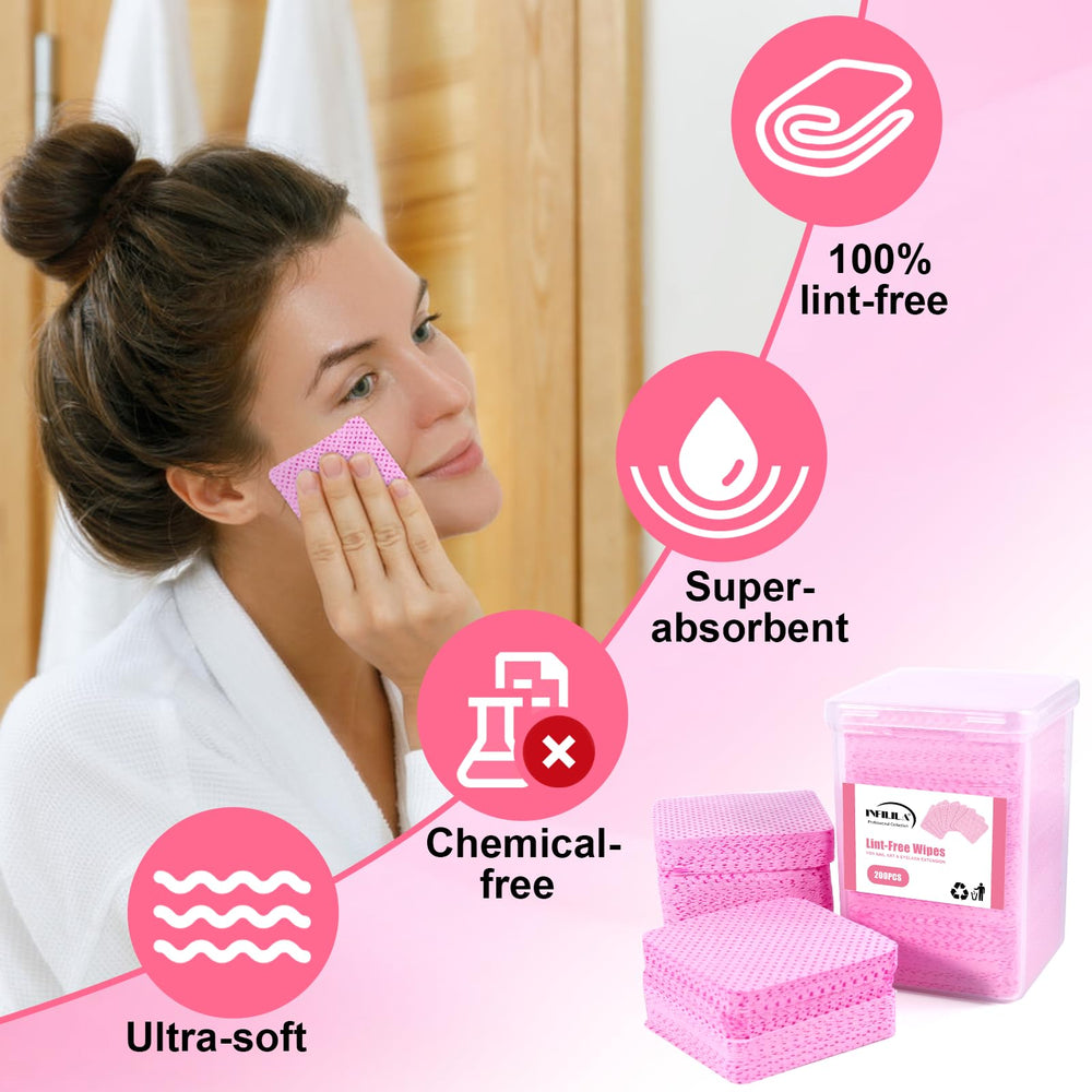 NXJ INFILILA: toallitas multiuso para uñas y belleza en casa o en salón.