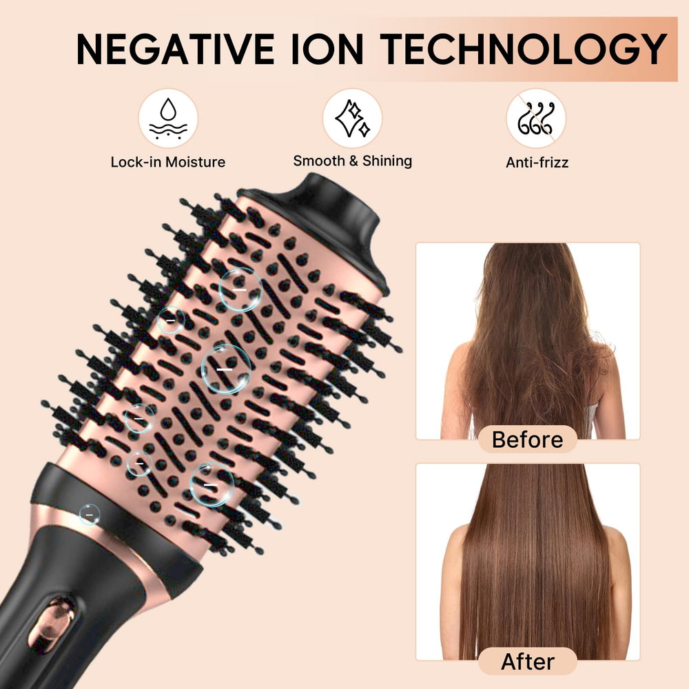 Nycoba hair dryer brush portable storage design fits in compact spaces