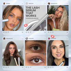 Gotas de serum NYK1 LashForce para estimular crecimiento de pestañas.
