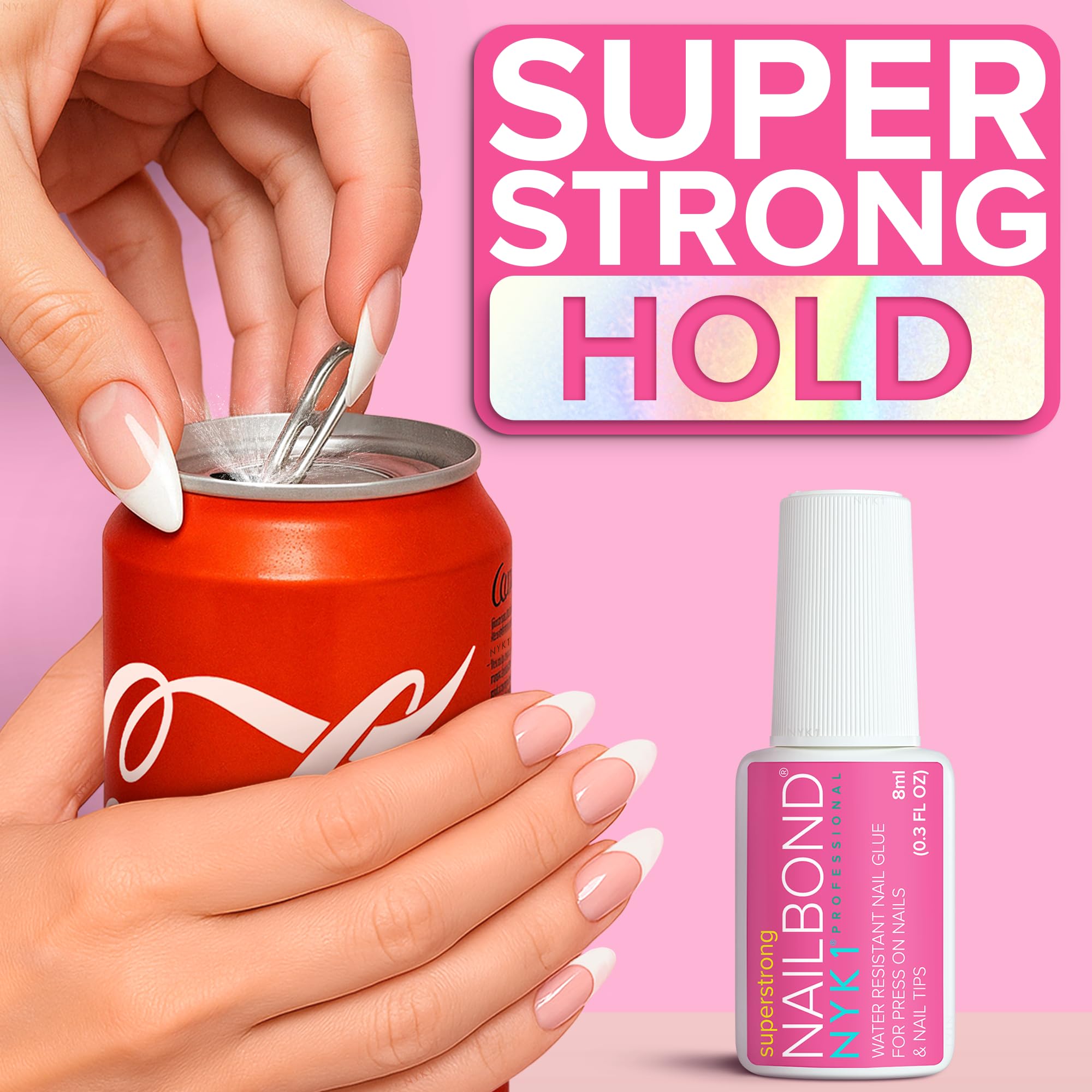NYK1 NailBond para uñas postizas: fijación rápida y limpia.
