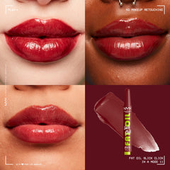 NYX bálsamo labial pigmentos suaves brindan color ligero con brillo.