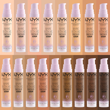 NYX Bare With Me Concealer Serum textura ligera para un acabado natural