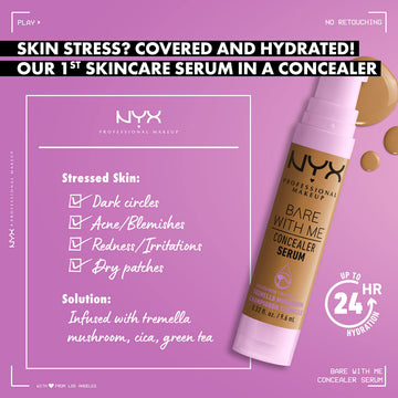NYX Bare With Me Corrector-serum cubre imperfecciones con acabado natural
