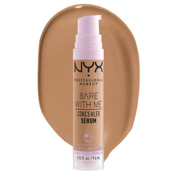 NYX Bare With Me Corrector Suero: botella elegante para hidratación de 24 horas.
