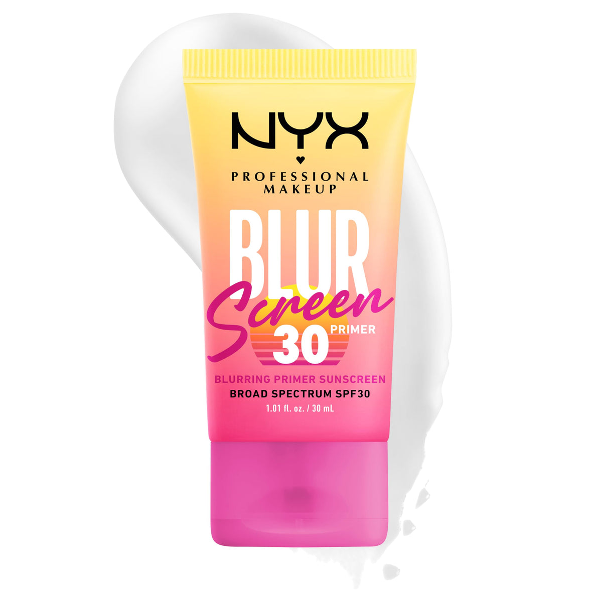 NYX Blurscreen Primer SPF30, botella-vertido: piel suave y base duradera.