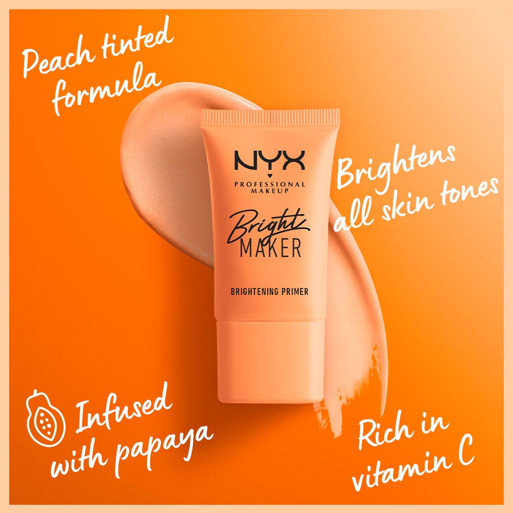Primer translúcido NYX Bright Maker para acabado natural y duradero