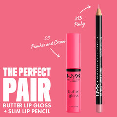 NYX Butter Gloss acabado brillante sin pegajosidad para labios visibles
