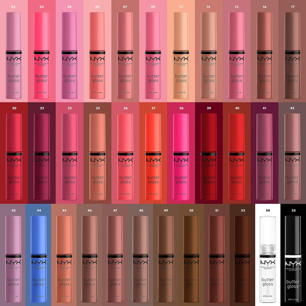 Acabado sedoso de NYX Butter Gloss realza el color
