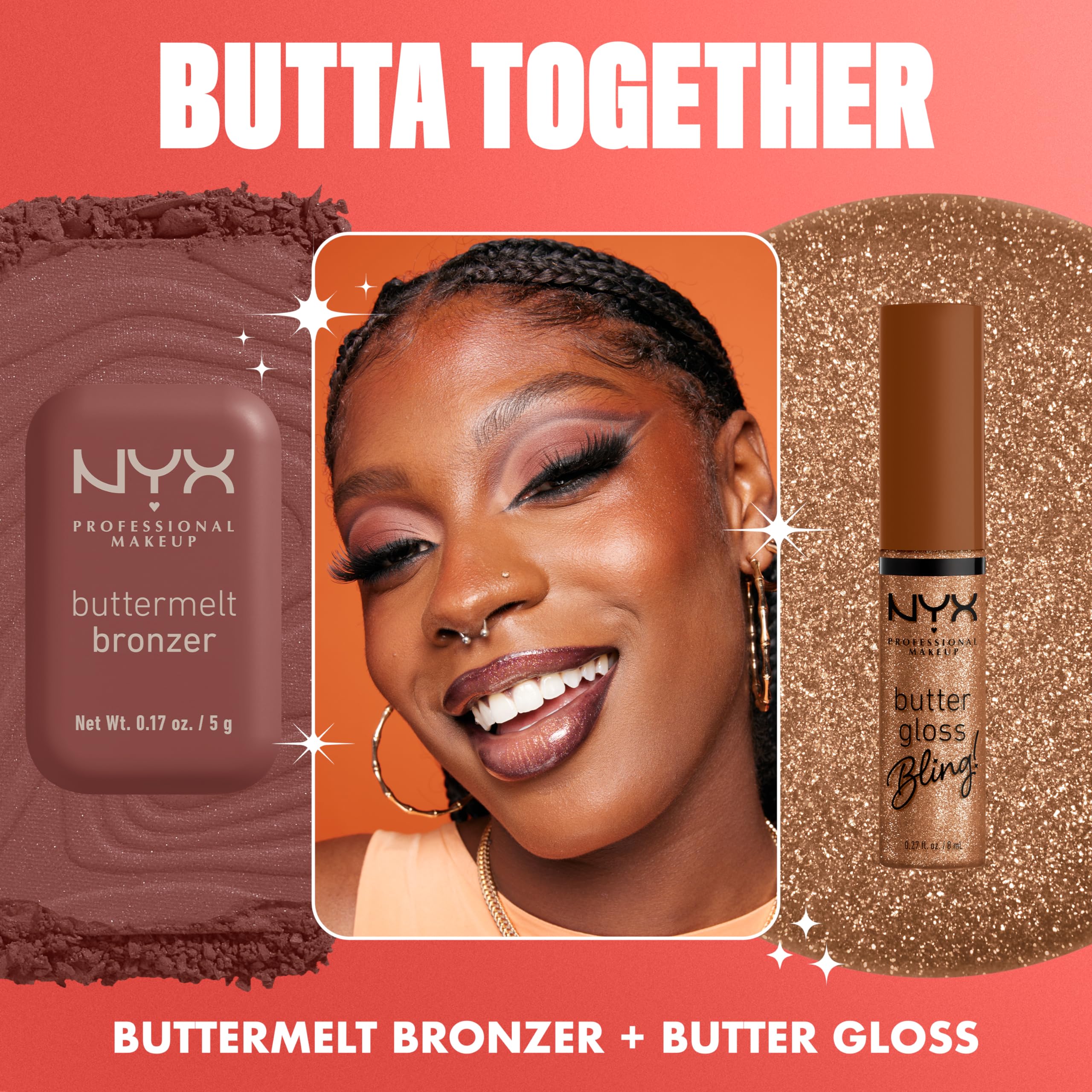 NYX Butter Gloss Bling: uso diario para labios brillantes.