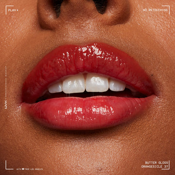 NYX Butter Gloss Orangesicle perfecto para completar cualquier look con brillo.