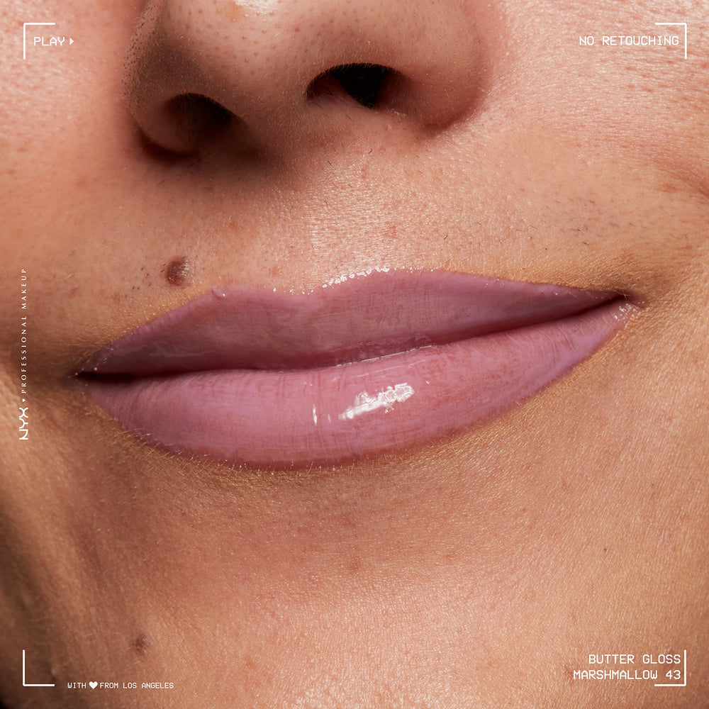 NYX Butter Gloss Marshmallow para mezclar con labial y crear brillo personalizado