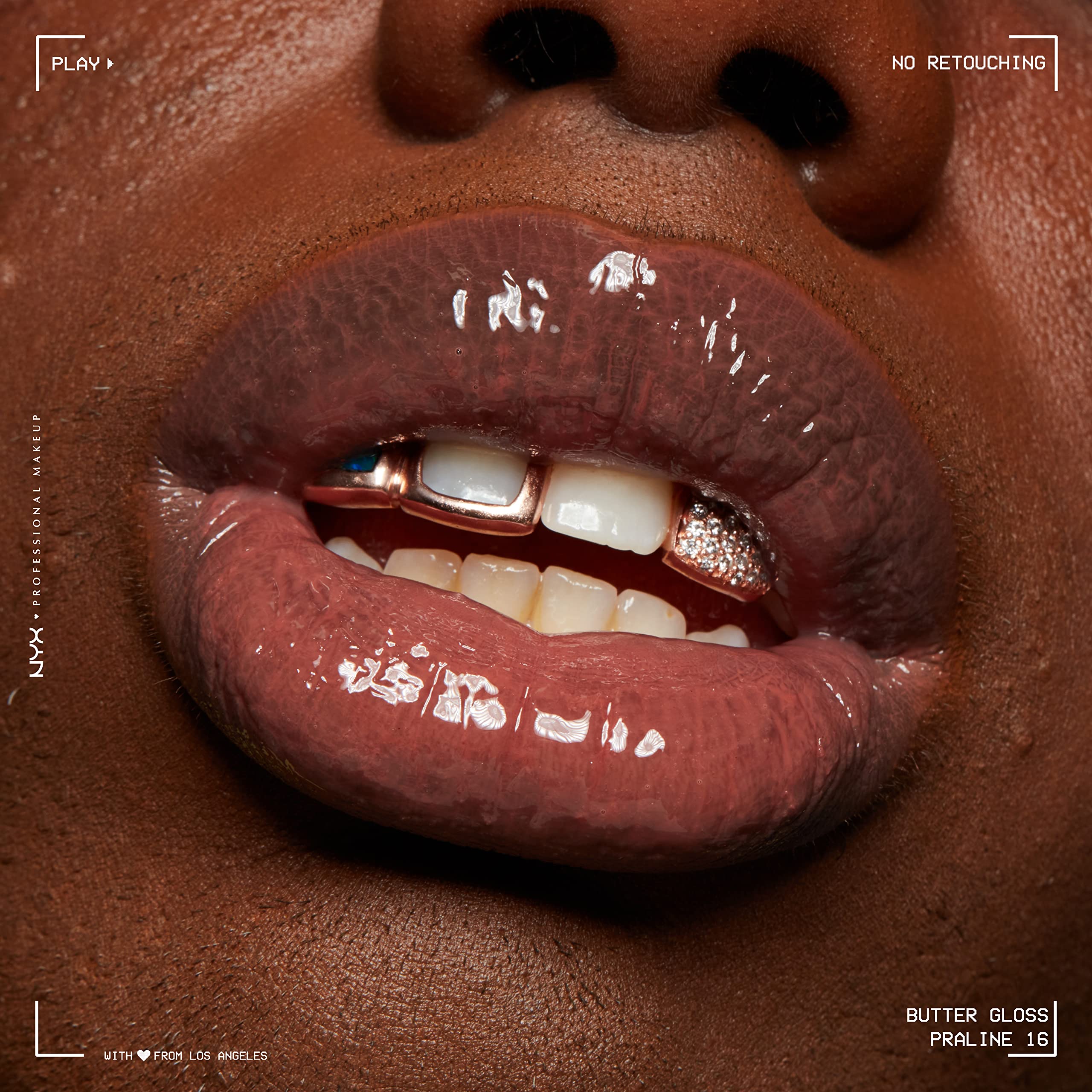 Labios brillantes y sin sensación pegajosa con NYX Butter Gloss Praline.