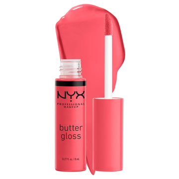 Envase sedoso del NYX Butter Gloss Sorbet para un look delicado