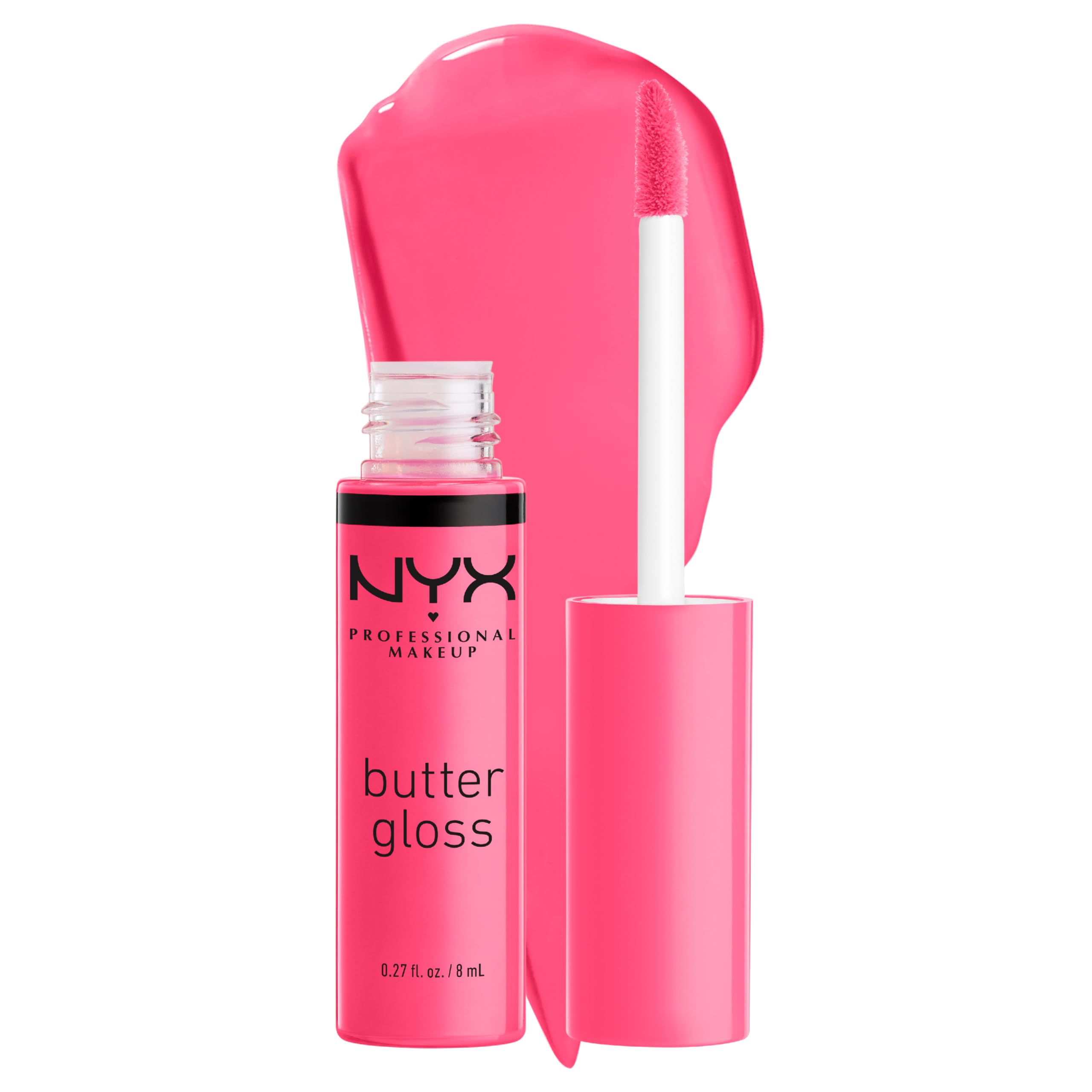 NYX Butter Gloss muestra textura sedosa para labios suaves y sin pegajosidad