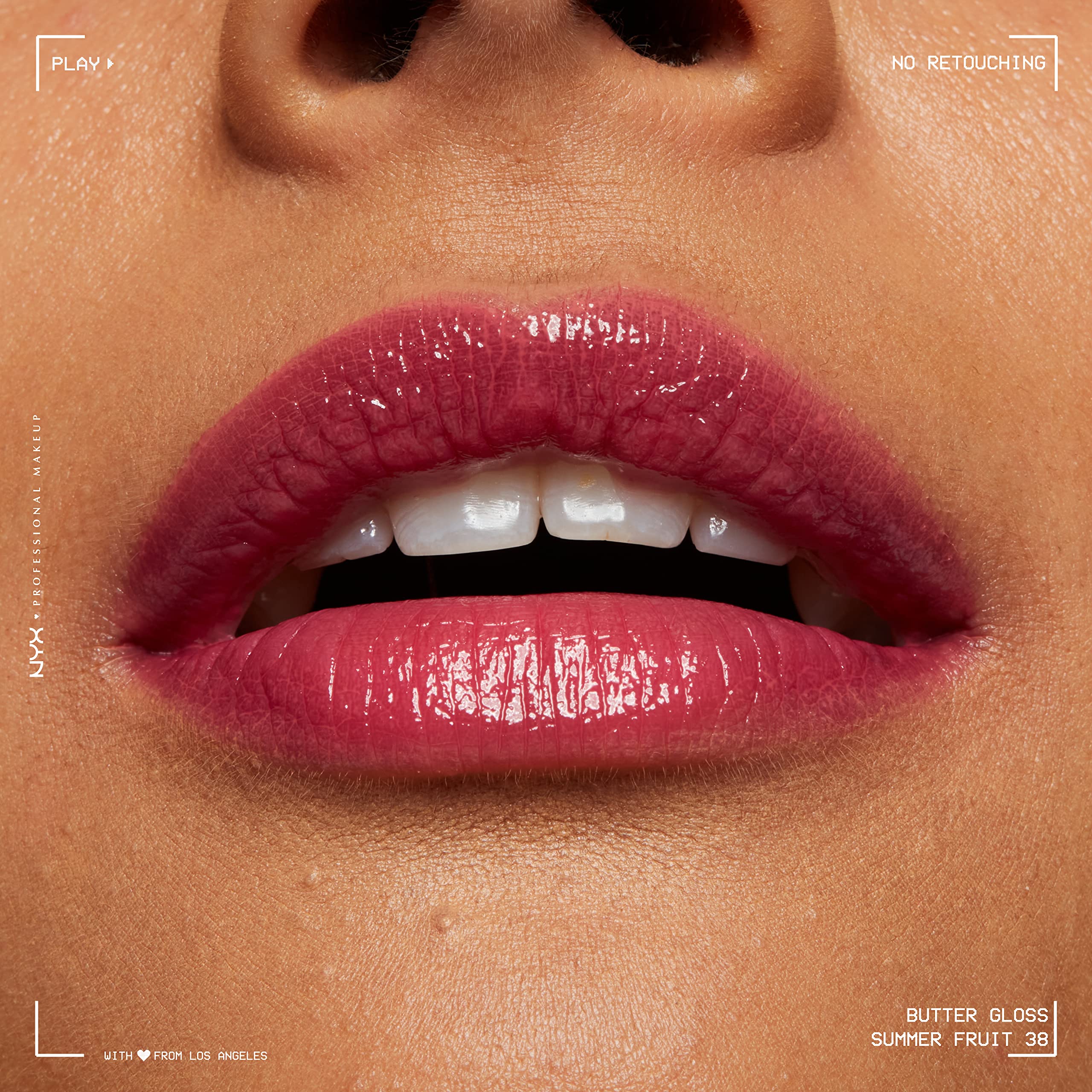 NYX Butter Gloss cuenta con amplia gama de tonos para combinar.