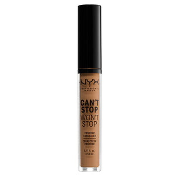 NYX PROFESSIONAL MAKEUP Can't Stop Won't Stop Contour Concealer: resistente al agua para maquillaje que dura.