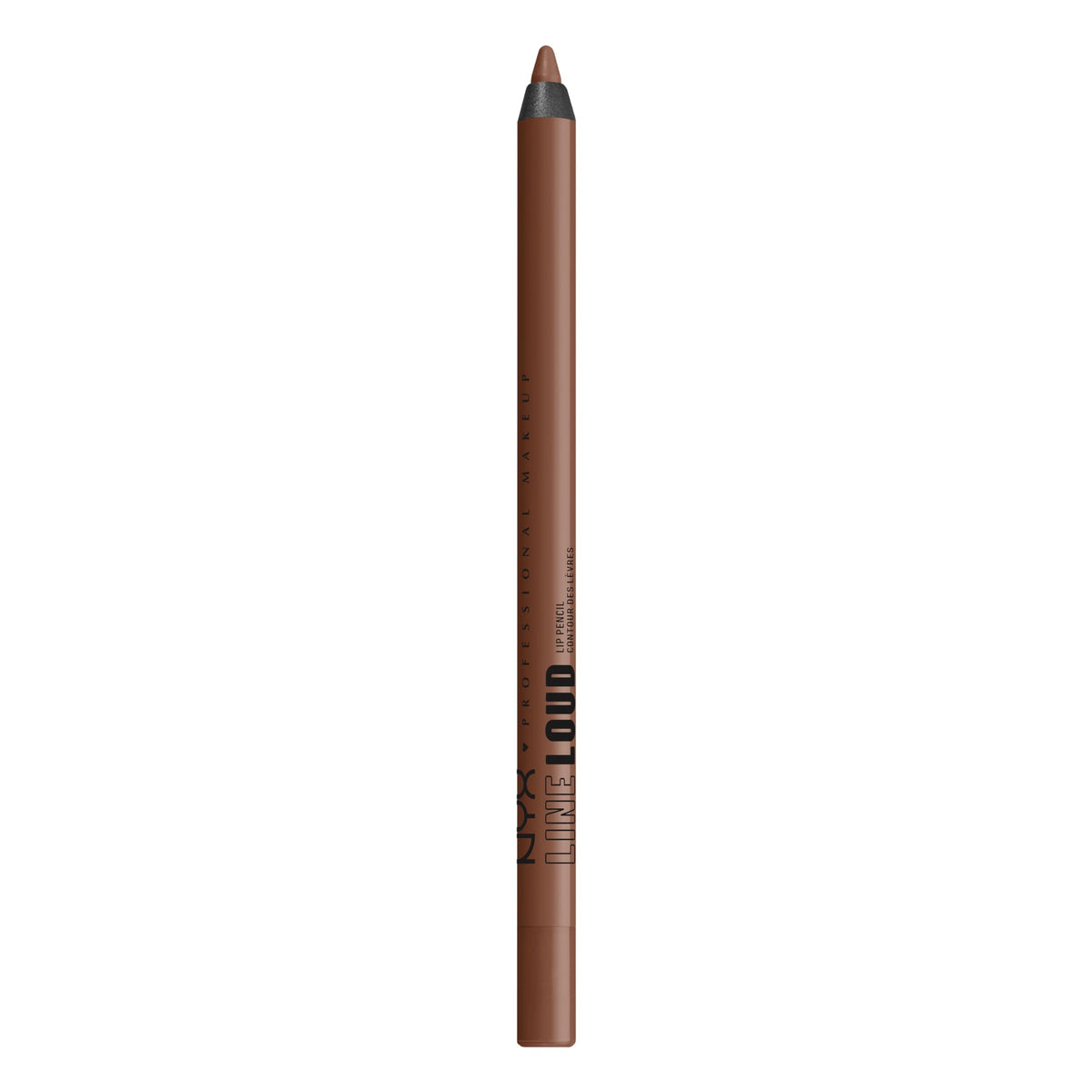 Delineador Line Loud de NYX, color Total Baller, para definición de labios y larga duración.